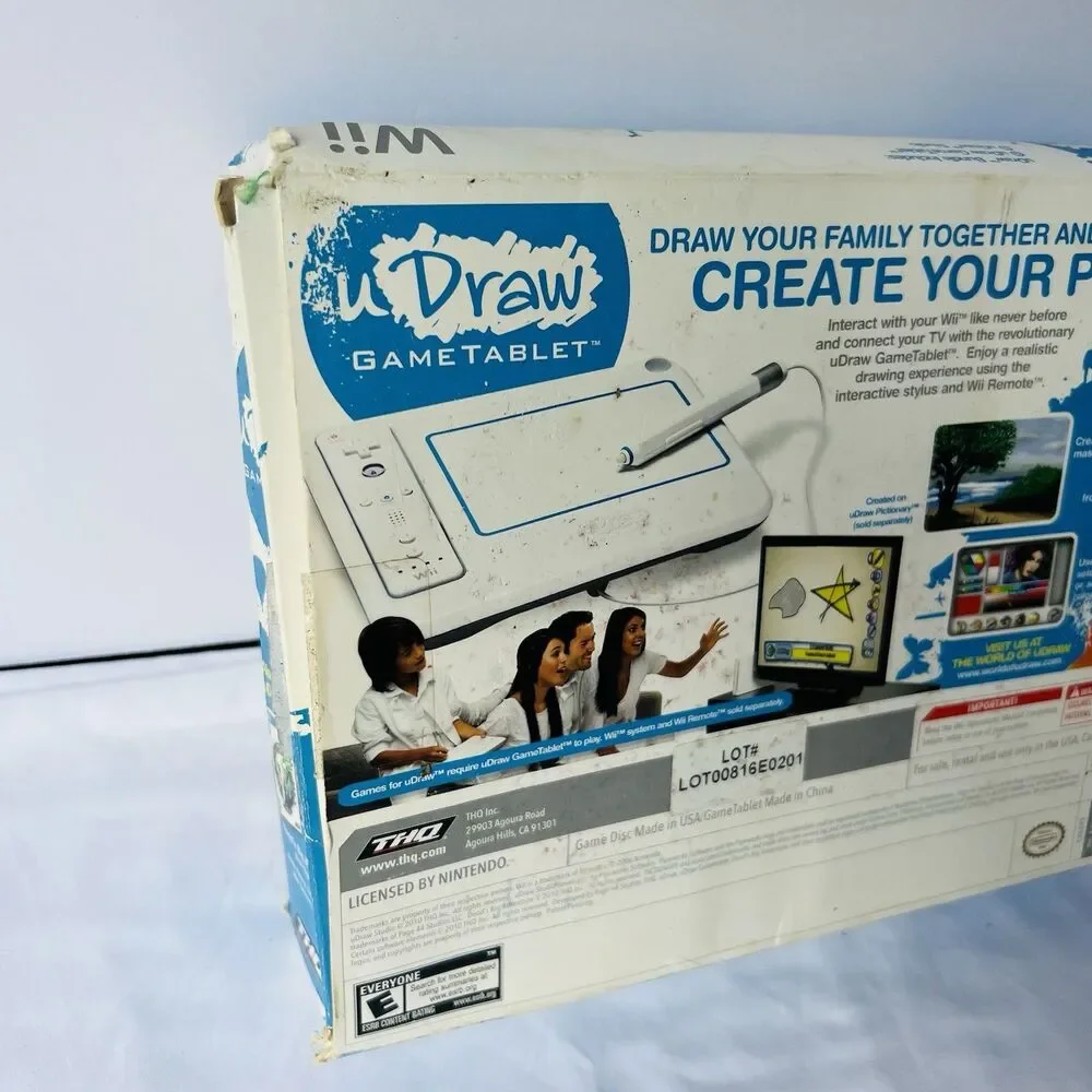 Nintendo Wii uDraw Game Tablet w/ Pen ONLY Item # 555668